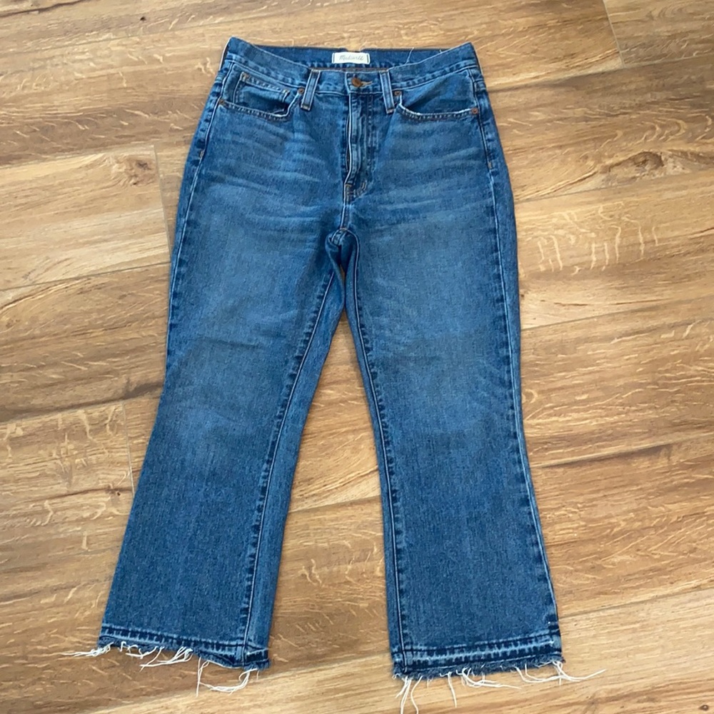 MADEWELL retro crop bootcut jeans size 26